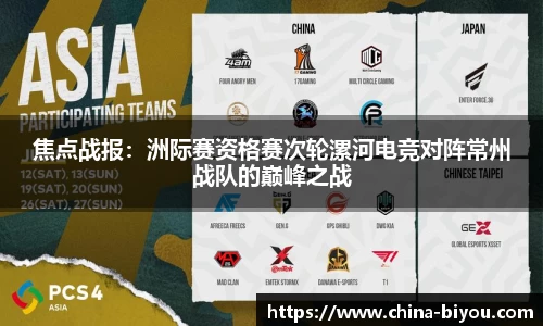 焦点战报：洲际赛资格赛次轮漯河电竞对阵常州战队的巅峰之战